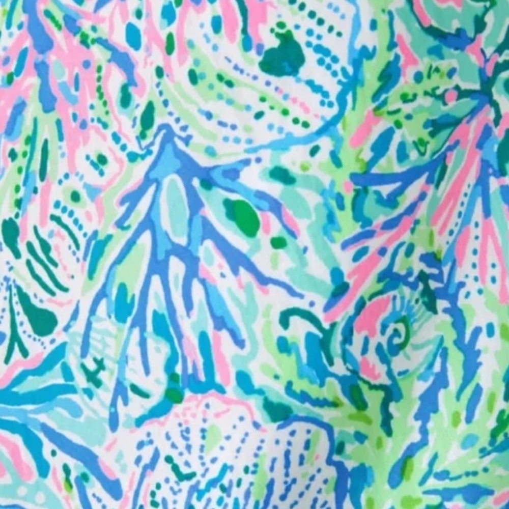NWT Lilly Pulitzer Trina Dress Surf Blue Soleil It On Me Size Extra Small - Picture 5 of 6
